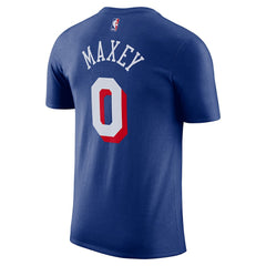 Tyrese Maxey Philadelphia 76ers Icon Edition Name & Number T-Shirt Royal - Nike outlet