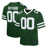 New York Jets Youth Custom Game Jersey - Legacy Green Jerseys