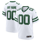 New York Jets Custom Game Jersey - Legacy White Jerseys