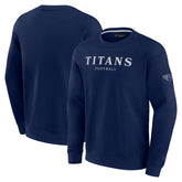Tennessee Titans Unisex Elements Unlimited Fleece Pullover Sweatshirt - Navy Pullover