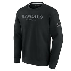 Cincinnati Bengals Unisex Elements Unlimited Fleece Pullover Sweatshirt - Black Pullover