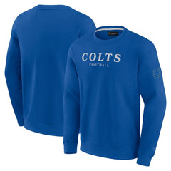 Indianapolis Colts Unisex Elements Unlimited Fleece Pullover Sweatshirt - Royal Pullover