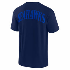 Seattle Seahawks Unisex Elements Iconic T-Shirt - College Navy T-shirts