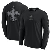 New Orleans Saints Unisex Elements Strive Long Sleeve T-Shirt - Black T-shirts