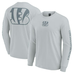 Cincinnati Bengals Unisex Elements Strive Long Sleeve T-Shirt - Gray T-shirts