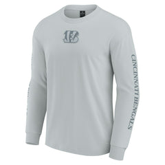 Cincinnati Bengals Unisex Elements Strive Long Sleeve T-Shirt - Gray T-shirts