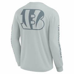 Cincinnati Bengals Unisex Elements Strive Long Sleeve T-Shirt - Gray T-shirts