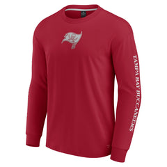 Tampa Bay Buccaneers Unisex Elements Strive Long Sleeve T-Shirt - Red T-shirts