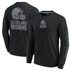 Cleveland Browns Unisex Elements Strive Long Sleeve T-Shirt - Black T-shirts