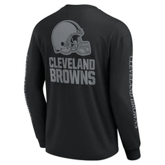 Cleveland Browns Unisex Elements Strive Long Sleeve T-Shirt - Black T-shirts
