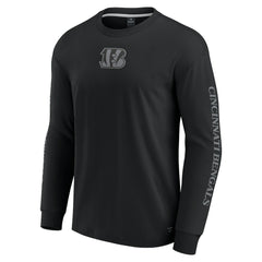 Cincinnati Bengals Unisex Elements Strive Long Sleeve T-Shirt - Black T-shirts