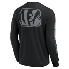 Cincinnati Bengals Unisex Elements Strive Long Sleeve T-Shirt - Black T-shirts