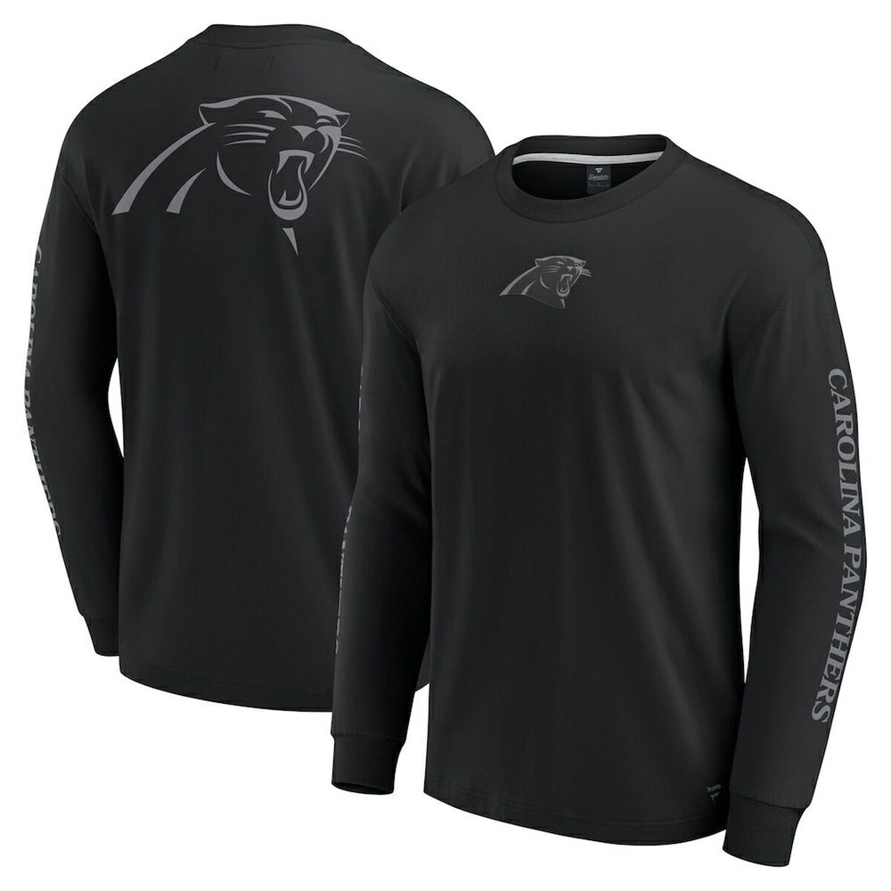 Carolina Panthers Unisex Elements Strive Long Sleeve T-Shirt - Black T-shirts