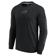 Carolina Panthers Unisex Elements Strive Long Sleeve T-Shirt - Black T-shirts