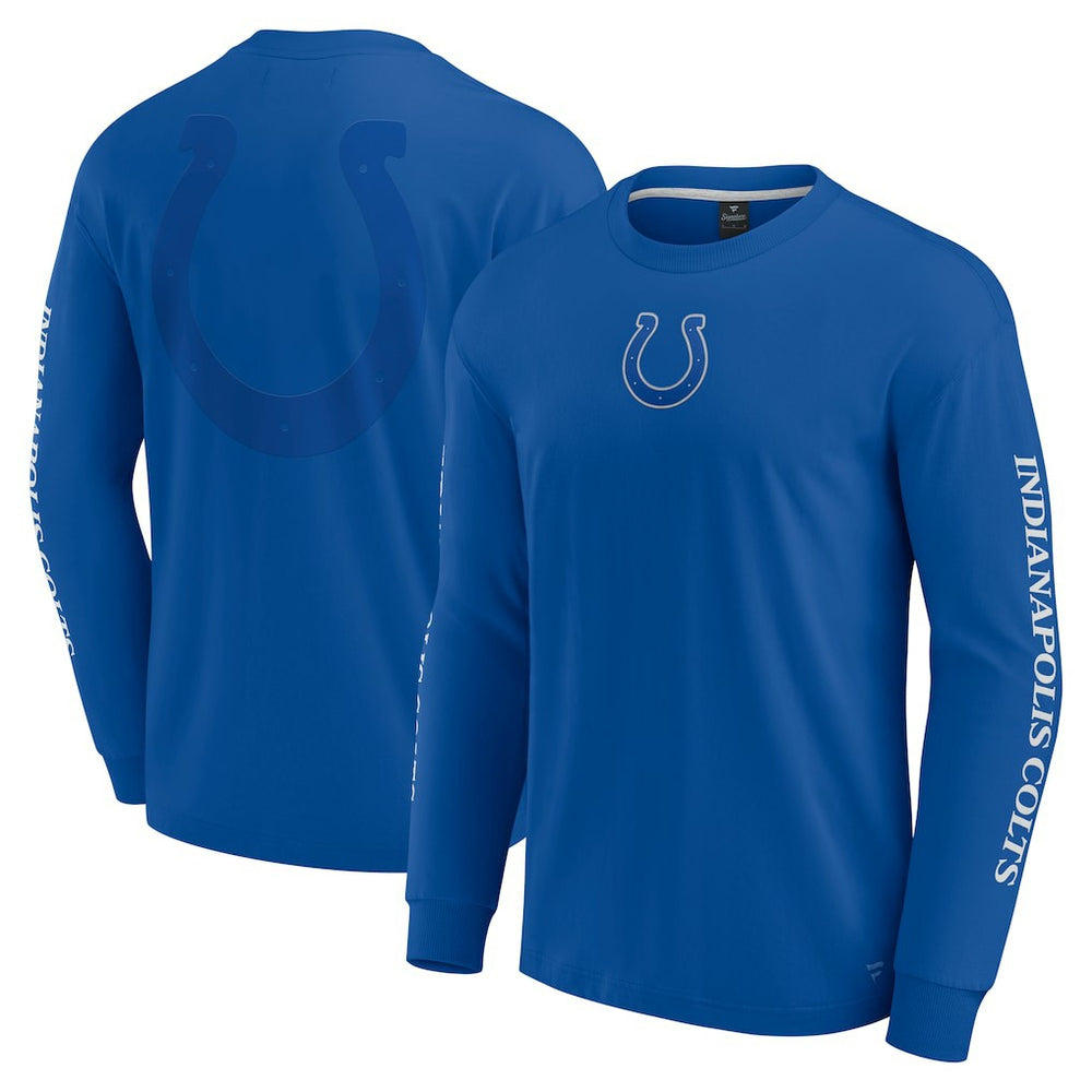 Indianapolis Colts Unisex Elements Strive Long Sleeve T-Shirt - Royal T-shirts