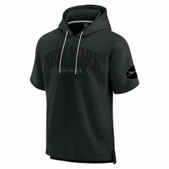 New York Jets Unisex Elements Ready Short Sleeve Pullover Hoodie - Black Hoodies