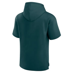 Philadelphia Eagles Unisex Elements Ready Short Sleeve Pullover Hoodie - Green Hoodies
