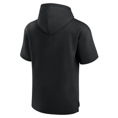 Cleveland Browns Unisex Elements Ready Short Sleeve Pullover Hoodie - Black Hoodies