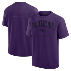 Baltimore Ravens Unisex Elements Flex Tri-Blend T-Shirt - Purple T-shirts