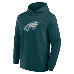 Philadelphia Eagles Elements Blaze Tri-Blend Long Sleeve Hoodie T-Shirt - Midnight Green Hoodies