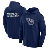 Tennessee Titans Elements Blaze Tri-Blend Long Sleeve Hoodie T-Shirt - Navy Hoodies
