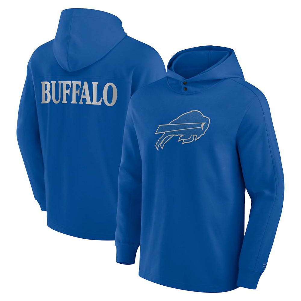 Buffalo Bills Elements Blaze Tri-Blend Long Sleeve Hoodie T-Shirt - Royal Hoodies