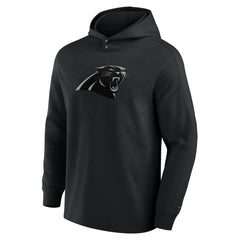 Carolina Panthers Elements Blaze Tri-Blend Long Sleeve Hoodie T-Shirt - Black Hoodies