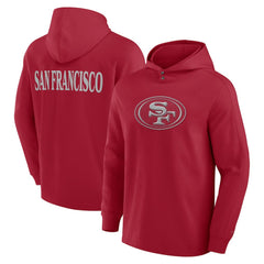 San Francisco 49ers Elements Blaze Tri-Blend Long Sleeve Hoodie T-Shirt - Scarlet Hoodies