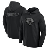 Jacksonville Jaguars Elements Blaze Tri-Blend Long Sleeve Hoodie T-Shirt - Black Hoodies