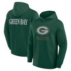 Green Bay Packers Elements Blaze Tri-Blend Long Sleeve Hoodie T-Shirt - Green Hoodies