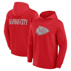 Kansas City Chiefs Elements Blaze Tri-Blend Long Sleeve Hoodie T-Shirt - Red Hoodies