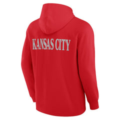 Kansas City Chiefs Elements Blaze Tri-Blend Long Sleeve Hoodie T-Shirt - Red Hoodies