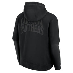 Carolina Panthers Unisex Sleek Elements Pullover Hoodie - Black Hoodies