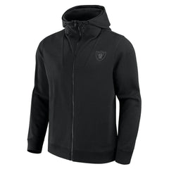Las Vegas Raiders Unisex Front Office Full-Zip Hoodie - Black Hoodies
