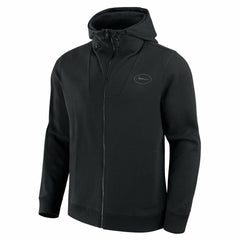 New York Jets Unisex Front Office Full-Zip Hoodie - Black Hoodies