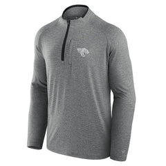 Jacksonville Jaguars Unisex Front Office Performance Primary Quarter-Zip Jacket - Charcoal Jackets