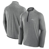 Baltimore Ravens Unisex Front Office Performance Primary Quarter-Zip Jacket - Charcoal Jackets