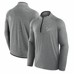 Houston Texans Unisex Front Office Performance Primary Quarter-Zip Jacket - Charcoal Jackets