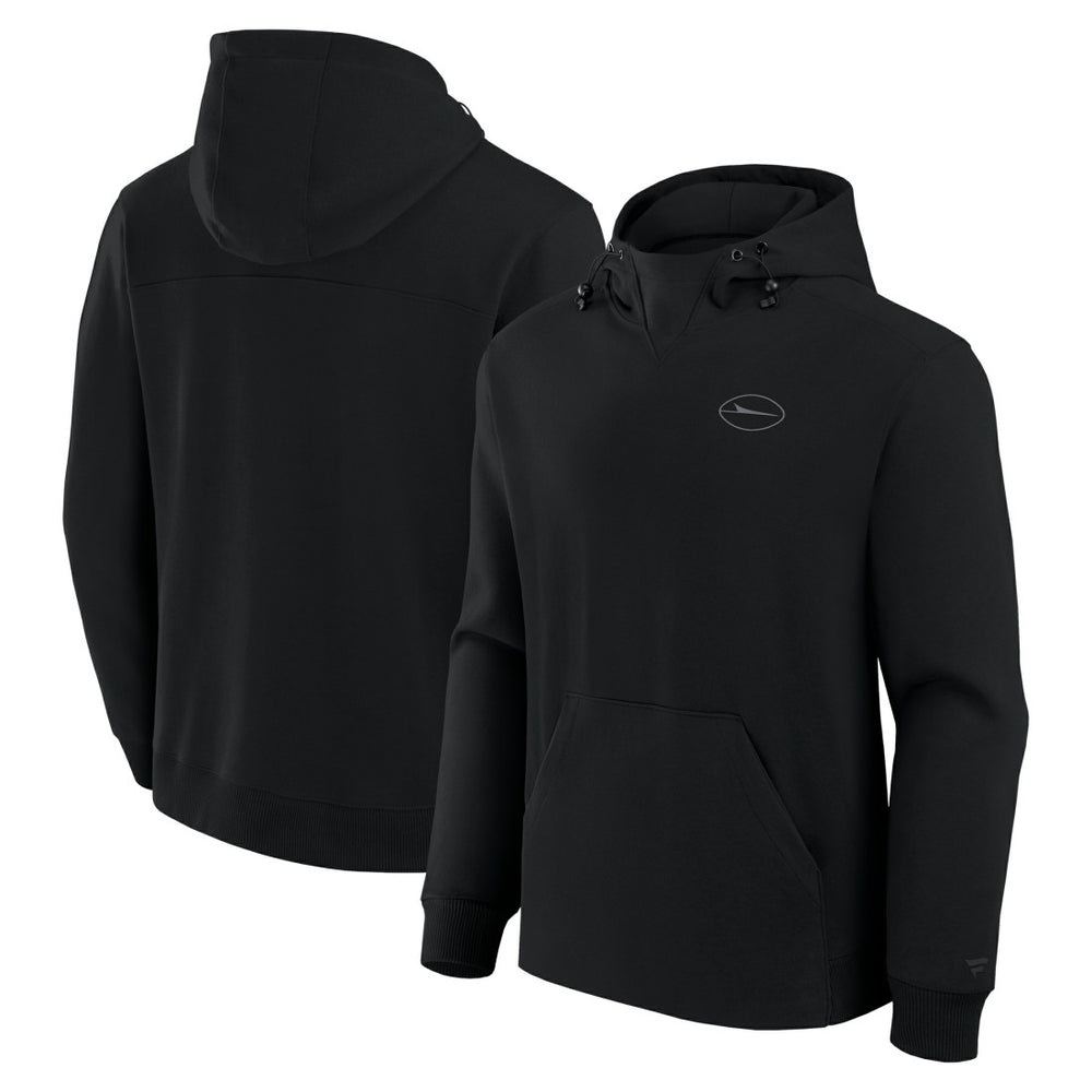New York Jets Unisex Front Office Tonal Tri-Blend Pullover Hoodie - Black Hoodies
