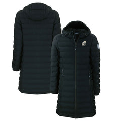 New Orleans Saints Cutter & Buck Women's Throwback Logo Mission Ridge Repreve Eco Insulated Full-Zip Puffer Jacket - Black Jackets