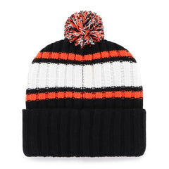 San Francisco Giants '47 Plateau Cuffed Knit Hat with Pom - Black Hats