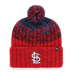 St. Louis Cardinals '47 Cascade Cuffed Knit Hat with Pom - Red Hats