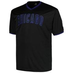 Chicago Cubs Profile Big & Tall Pop Fashion Jersey - Black Jerseys