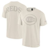 Cincinnati Reds Fanatics Elements Iconic T-Shirt - Cream T-shirts