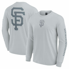 San Francisco Giants Fanatics Elements Strive Long Sleeve T-Shirt - Gray T-shirts