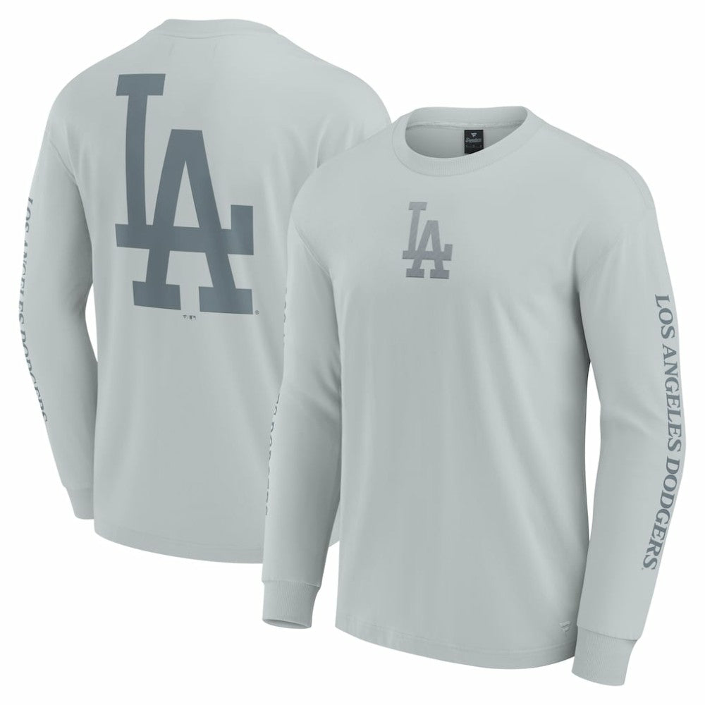 Los Angeles Dodgers Fanatics Elements Strive Long Sleeve T-Shirt - Gray T-shirts