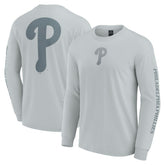 Philadelphia Phillies Fanatics Elements Strive Long Sleeve T-Shirt - Gray T-shirts