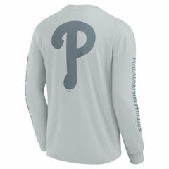 Philadelphia Phillies Fanatics Elements Strive Long Sleeve T-Shirt - Gray T-shirts