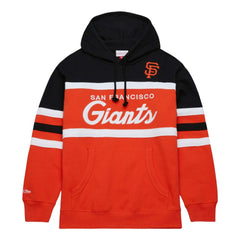 San Francisco Giants Mitchell & Ness Head Coach Pullover Hoodie - Orange/Black Hoodies