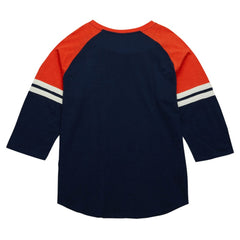 Houston Astros Mitchell & Ness Cooperstown Collection Legendary Raglan Slub Henley 3/4-Sleeve T-Shirt - Navy T-shirts